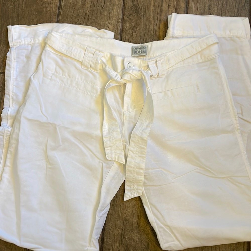 Linen cotton  Converse pants